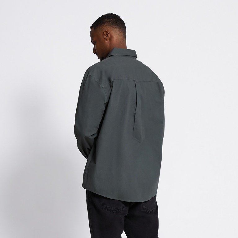 Boxy shirt "Richard" Dark Green